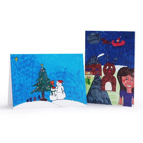 Printed Children's Christmas Card Projects