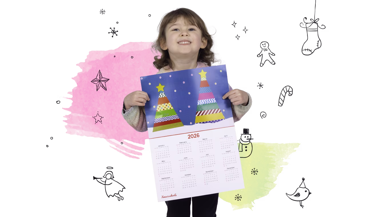 Professionally printed christmas cards for schools!